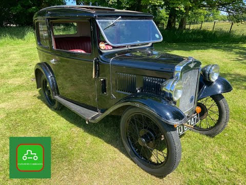 AUSTIN SEVEN SALOON 1933 VINTAGE CAR SOLD BY www.catlowdycarriages.com