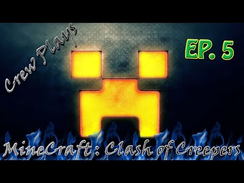 Let's Play: Minecraft - Clash Of Creepers Ep. 5 " Construction Begin! "