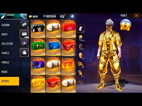 OPEN THE BEST 😱 2000 BOXES AND 50 PACKAGES 📦 OLD PASS BOXES 👊 FREE FIRE