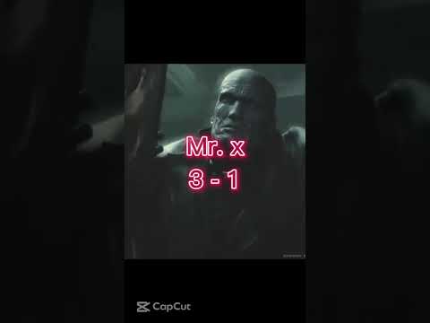 Tyrant (Mr. x) VS Nemesis #shorts #residentevil #edit #1v1