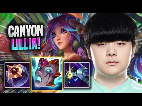 CANYON IS READY FOR LILLIA! - DK Canyon Plays Lillia JUNGLE vs Taliyah! | Season 2022