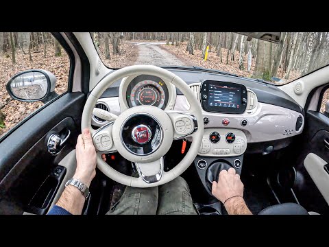 2022 Fiat 500 II Hybrid [1.0  70HP] |0-100| POV Test Drive #1071 Joe Black
