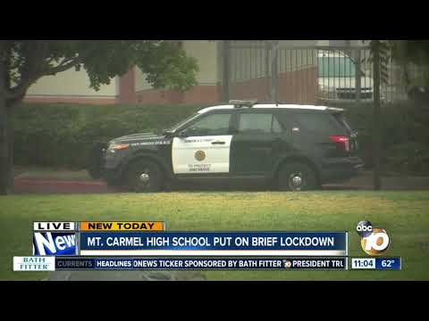 Mt. Carmel High put on lockdown