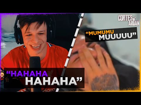 ARUAN REAGE A TOP 5 MAIORES GAGUEJADAS DO LUQUET4 (PARTE 1) (TÁ TEDA CLIPS) - Cortes do Aruan