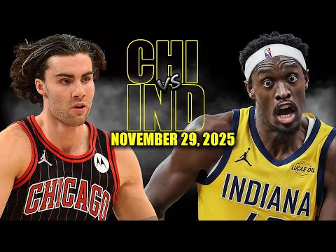 Chicago Bulls vs Indiana Pacers Full Game Highlights - November 29, 2025 | NBA Season