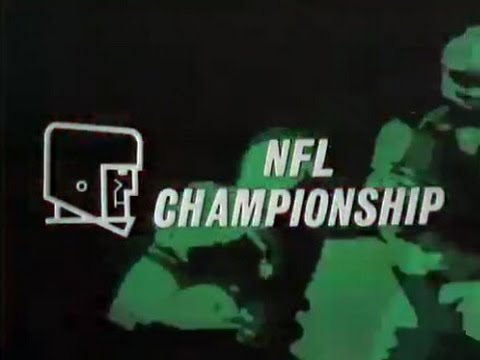 1969 NFL Championship CBS opening