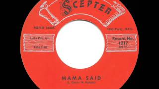 1961 HITS ARCHIVE: Mama Said - Shirelles