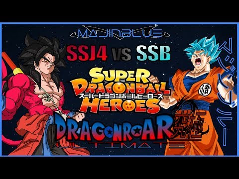 SDBH: Super Saiyan 4 vs Super Saiyan Blue [Incredible Power collides] - MajinBlue