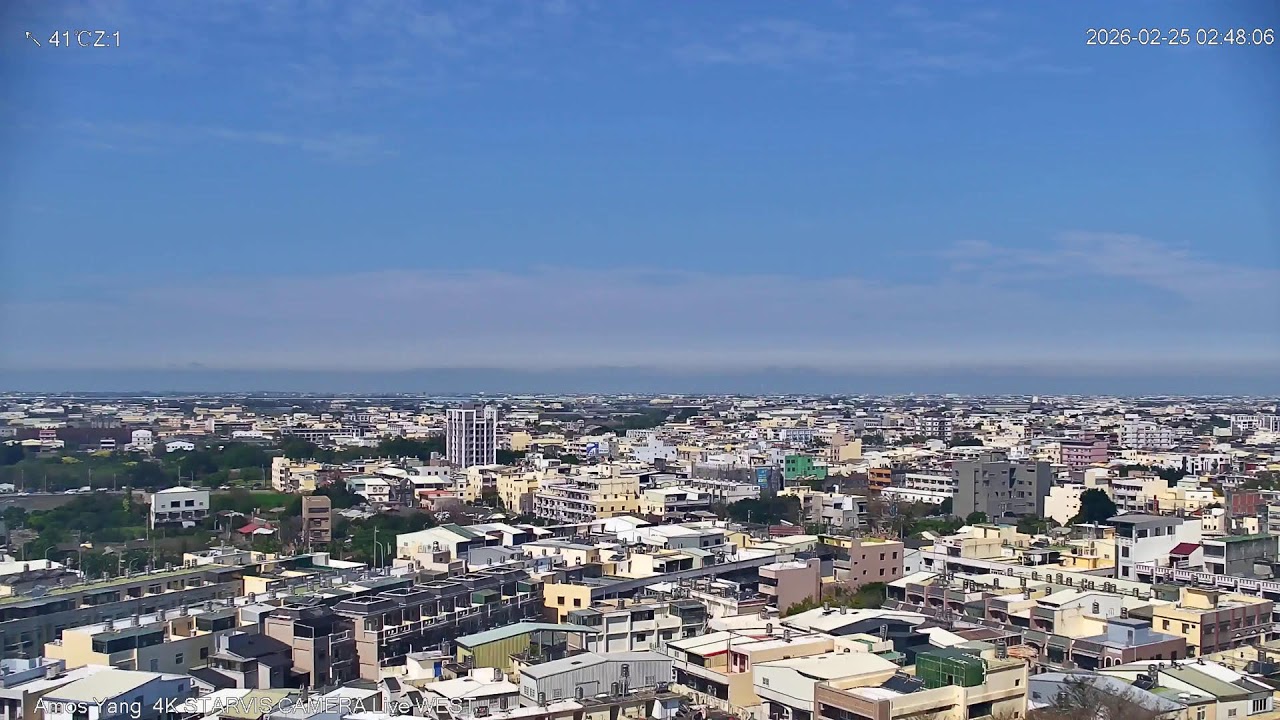 台灣彰化溪湖西面(羊葡小鎮) 即時天氣影像 (颱風/天氣/災害/地震) ，Formosa Taiwan Changhua City Weather Livestream Video .WEST