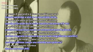 Georges Brassens traducido ► Il n&#39;y a pas d&#39;amour heureux