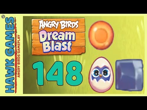 Angry Birds Dream Blast Level 148 - Walkthrough, No Boosters