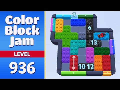 Color Block Jam Level 936 (937) | Every Puzzle Solved! 🎯