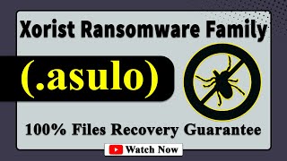 || SOLVED ✅🔘|| Asulo (.asulo) Xorist Family ransomware virus - removal and decryption