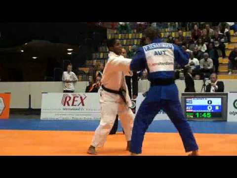 Judo Grand Prix Amsterdam 2011: -73kg ELMONT, Dex (NED) - SCHARINGER, Peter (AUT)