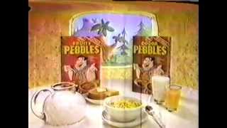 80s Ads: Post Fruity Pebbles Cocoa Pebbles Cereal 