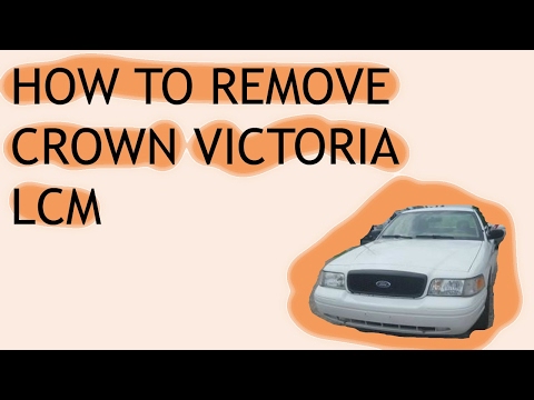 How to Remove Lighting Control Module LCM  2005 Ford Crown Victoria police interceptor