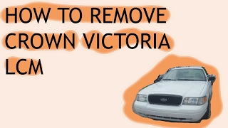 How to Remove Lighting Control Module LCM  2005 Ford Crown Victoria police interceptor