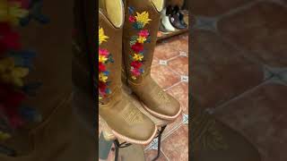 Bota Dama Reyme Crazy Miel Flores 073