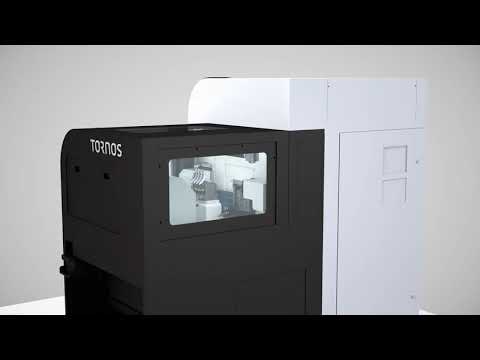 Tornos GT13 Swiss (Animated Working)