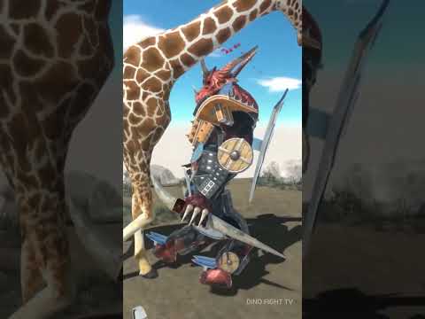 Kozarog The Demon FIGHTS T Rex - Animal Revolt Battle Simulator #shortsvideo