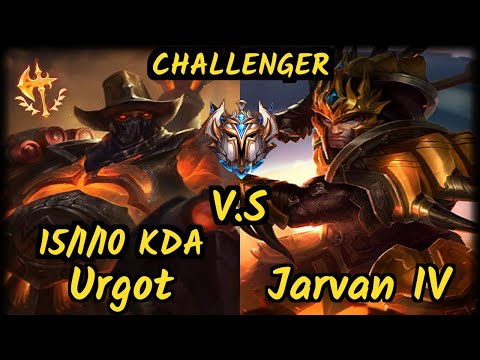 FLA Shrimp (URGOT) vs JARVAN IV - 15/1/10 KDA JUNGLE CHALLENGER GAMEPLAY - BR