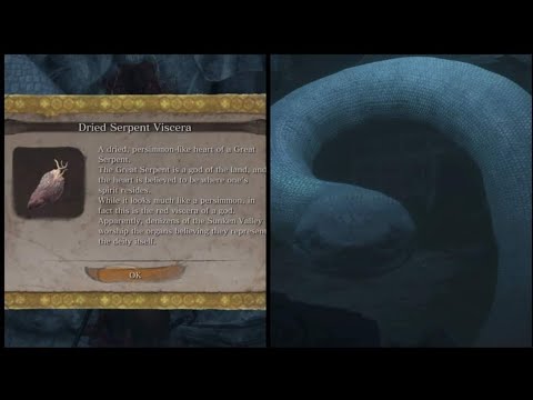Sekiro how to get Dried Serpent Viscera