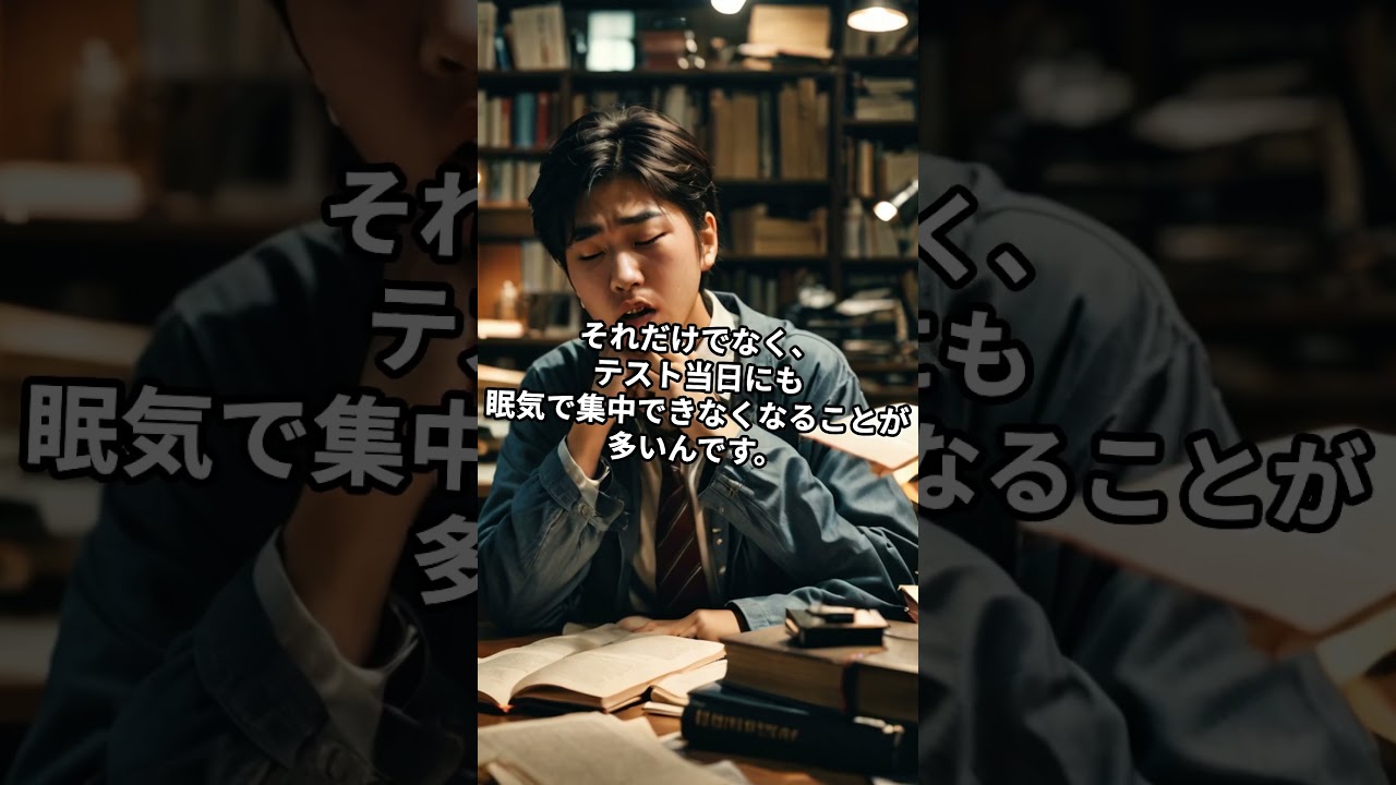 徹夜で勉強することのデメリット４つ