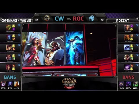 Copenhagen Wolves vs ROCCAT | S4 EU LCS Summer 2014 SuperWeek 7 Day 1 | CW vs ROC W7D1 G3