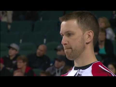 #brier2015 Geoff Walker misses the tick, Laycock (SK) tries to steal the bronze from Gushue (NL)