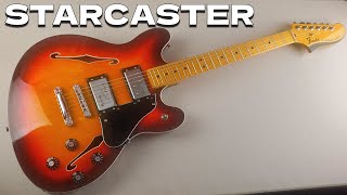 Video thumbnail for A Super Star! - the Fender Modern Player Starcaster in Aged Cherry Burst by Landon Bailey