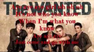 The WANTED - Lets get ugly (preview with lyrics)