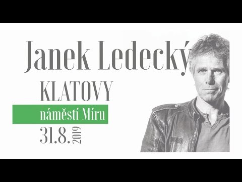 pozvánka na koncert Janek Ledecký v Klatovech