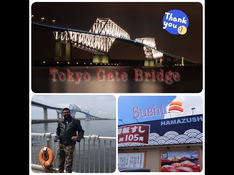 Tokyo Gate Bridge (東京ゲートブリッ) || Hamazushi Sushi (はま寿司) || Joban Expressway (常磐自動車道)