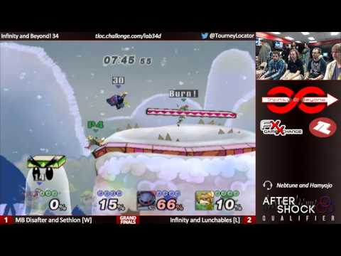 IaB34 PM - MB Disafter and Sethlon vs Infinity and Lunchables - Grand Finals