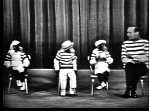 Jack Benny and Marquis Chimps, 1959