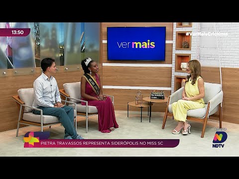 Pietra Travassos, de Siderópolis, é eleita Miss Santa Catarina 2026