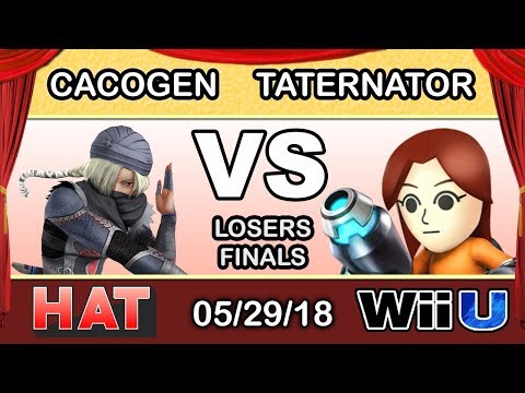 HAT 24 - Cacogen (Sheik) Vs. KH | Taternator (Mii Gunner) Losers Finals - Smash 4