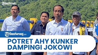 Momen AHY Kunker Perdana ke Sulut, Dampingi Jokowi Resmikan Bendungan Lolak bareng Basuki