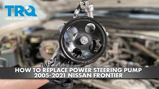 1998-2004 Frontier & 2000-2004 Xterra Power Steering Pump: Noises