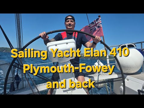 ⛵ Sailing Yacht Elan 410 | Plymouth to Fowey Adventure with Dolphins & Rough Seas