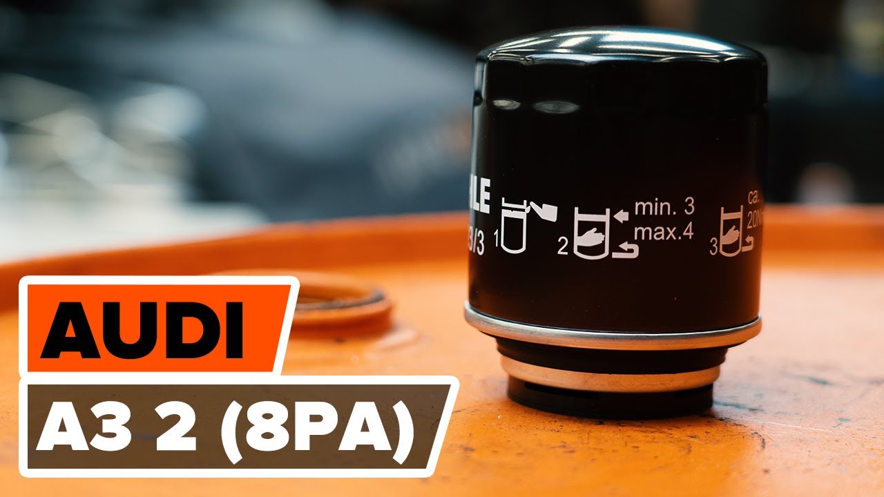 Udskift motorolie og filter - Audi A3 8PA | Brugeranvisning