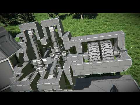 Vanilla piston driven engine (Space Engineers)