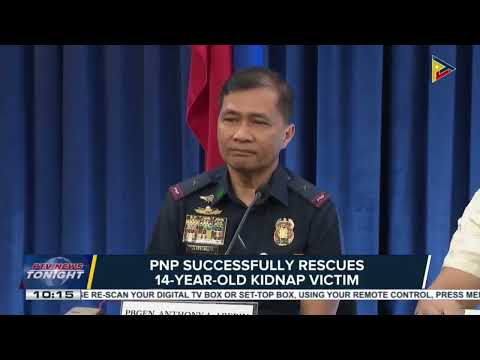 PNP rescues 14-year-old kidnap victim in successful operation