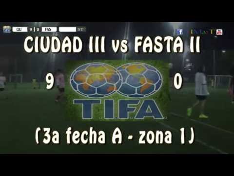 9 CIUDAD III vs FASTA II 0 - 3a fecha A zona 1  -  06/08/2016