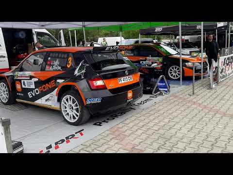 Skoda Fabia R5 start up Rally Bulgaria 2021 Ugur Soylu