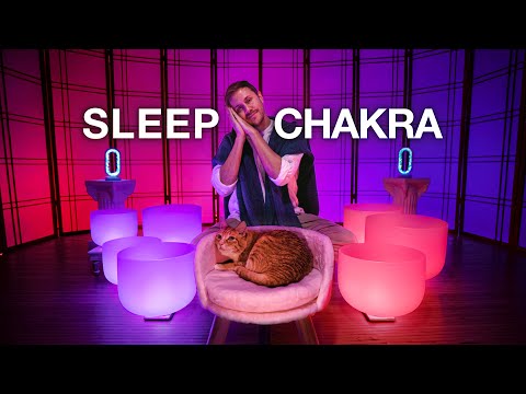 Activate Your Sleep Chakra Sound Bath | Crystal Singing Bowls for Relaxing Before Bed