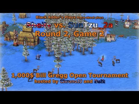 Bill Gregg Open Tournament, R2 - Shelty vs. SunTzu, Game 2 - Age of Mythology: The Titans