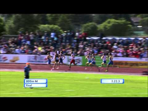 Langford photo-finish win in Men's 800m Final