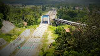 preview picture of video 'Jalur ganda Purwokerto- Kroya : Persilangan stasiun Notog sebelum switch over'