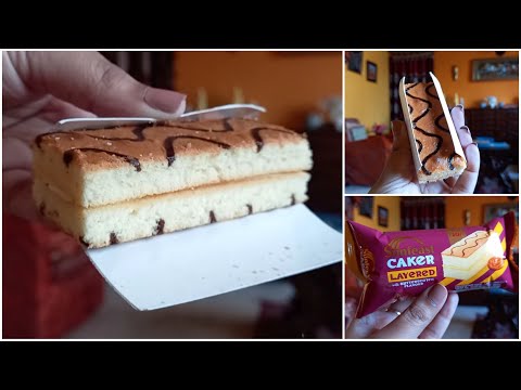Sunfeast Caker Layered Review ft Butterscotch flavour|| TheSpongyPanda||